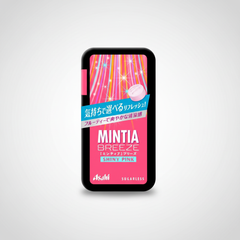 Japanese Asahi Mintia Breeze Shiny Pink, 30 Tablets | Japanbasket Box Edition
