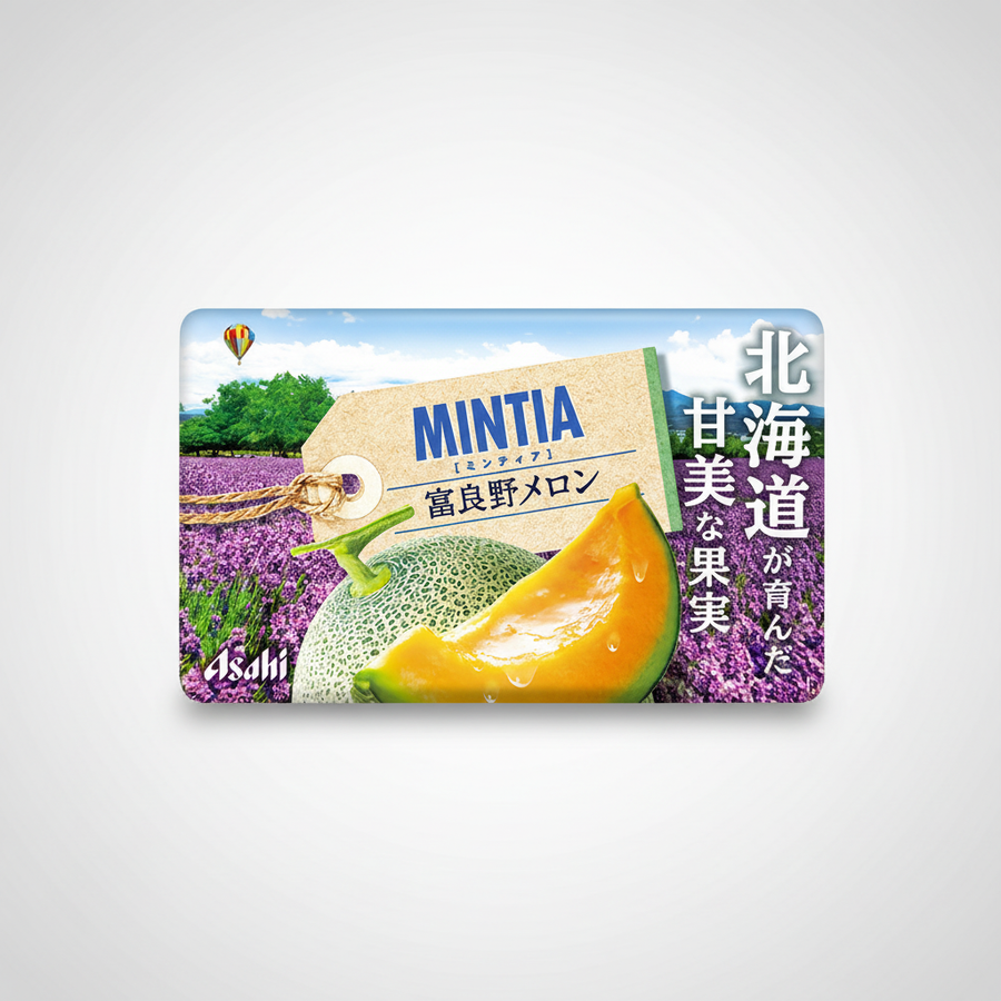 Japanese Asahi Mintia Rich Furano Melon Flavor | Japanbasket Box Edition