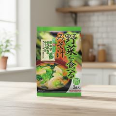 Japanese Marukome Eat Your Veggies Miso Soup | Japanbasket Box Edition