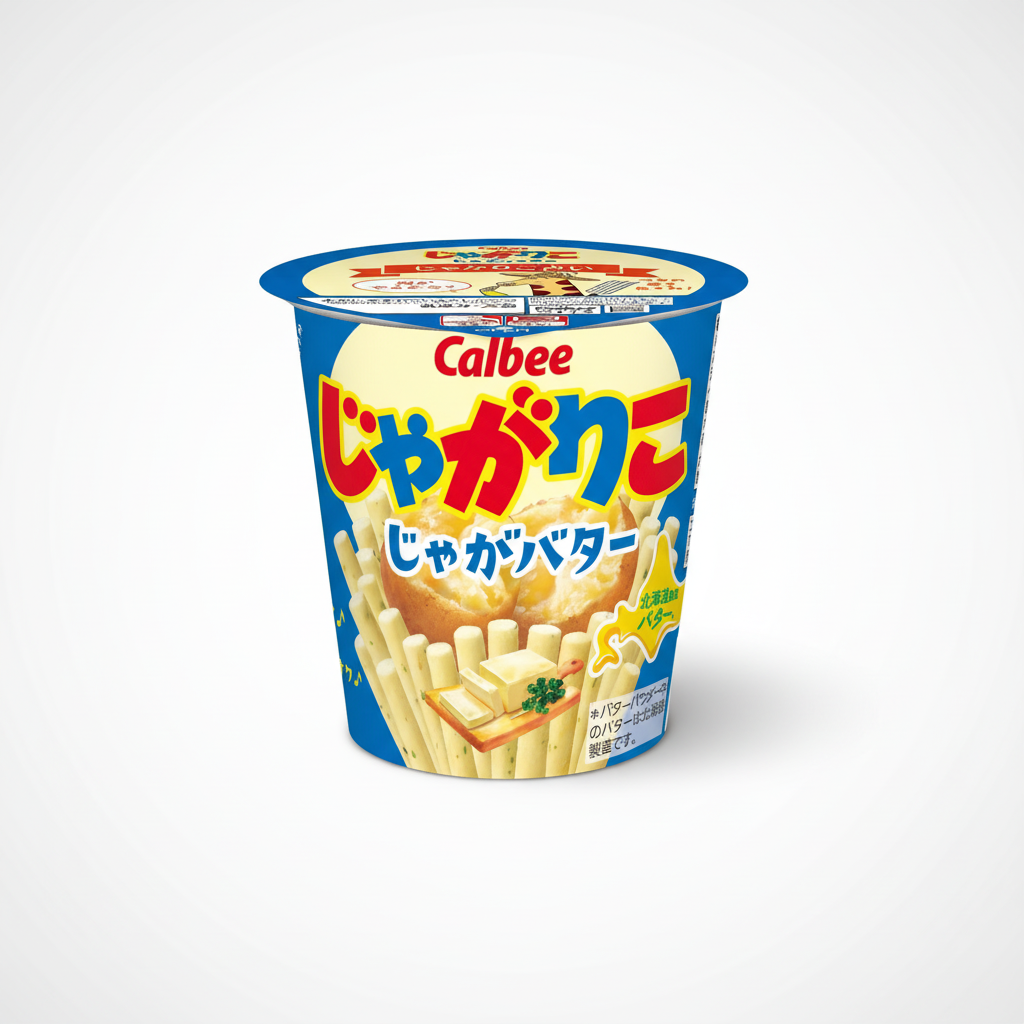 Traditional Japanese Calbee Potato Butter - Japanbasket Box Packaging