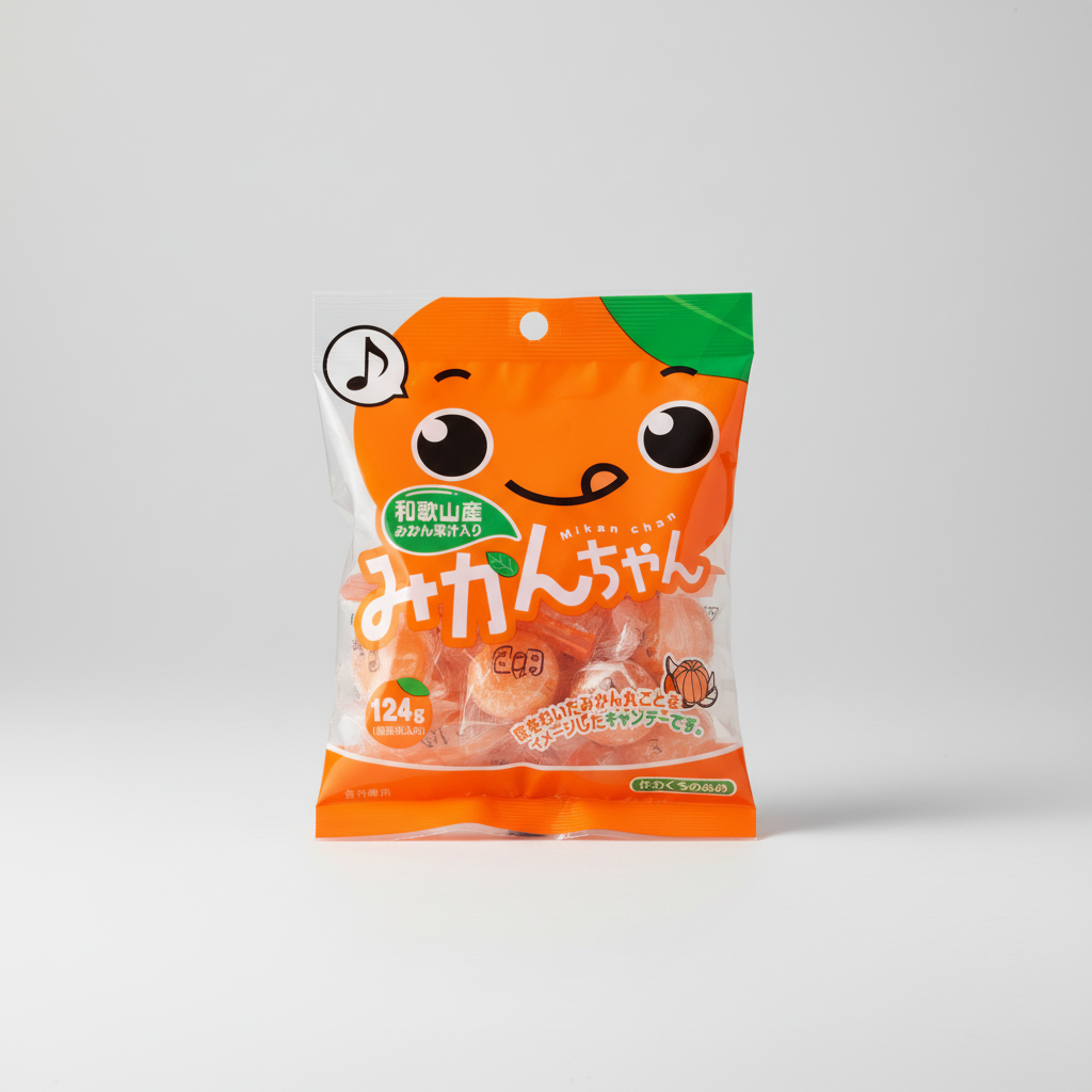 Japanese Kawaguchi Seika Mandarin Orange Candy | Japanbasket Box Edition