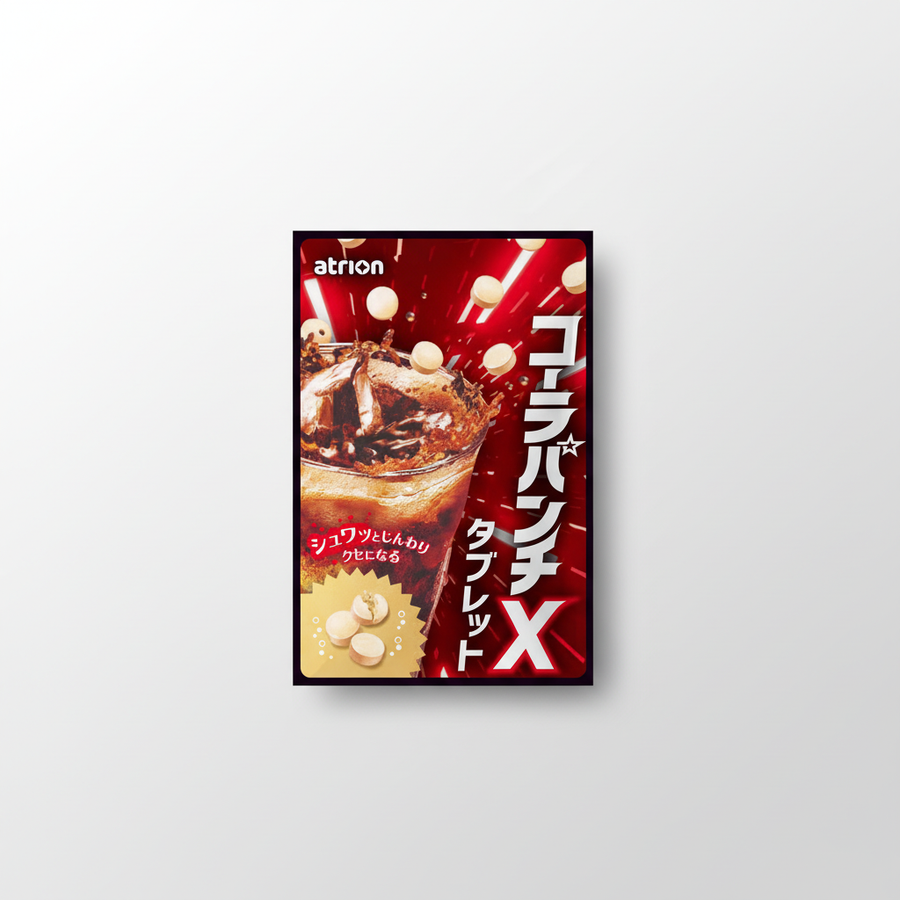 Traditional Japanese Atrion Seika Cola Punch X Tablet - Japanbasket Box Packaging