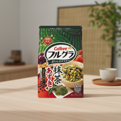 Japanese Calbee Full Gura Matcha Azuki Flavor - 3 Pieces Japanbasket Box Edition