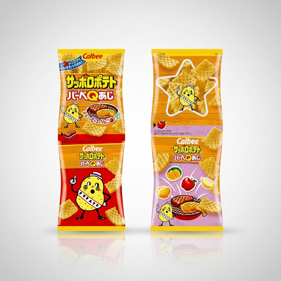 Japanese Calbee Sapporo Potato Barbecue Flavor | Japanbasket Box Edition