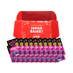 Japanese Nobel Confectionery Peta Gummy Grape Flavor | Japanbasket Box Edition