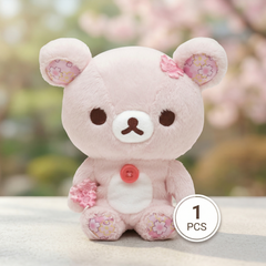 San-X Rilakkuma Korilakkuma Sitting Plush Toy, Kawaii Anime Stuffed Doll