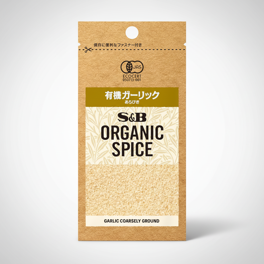 Japanese SB Foods Organic Spice Organic Garlic | Japanbasket Box Edition