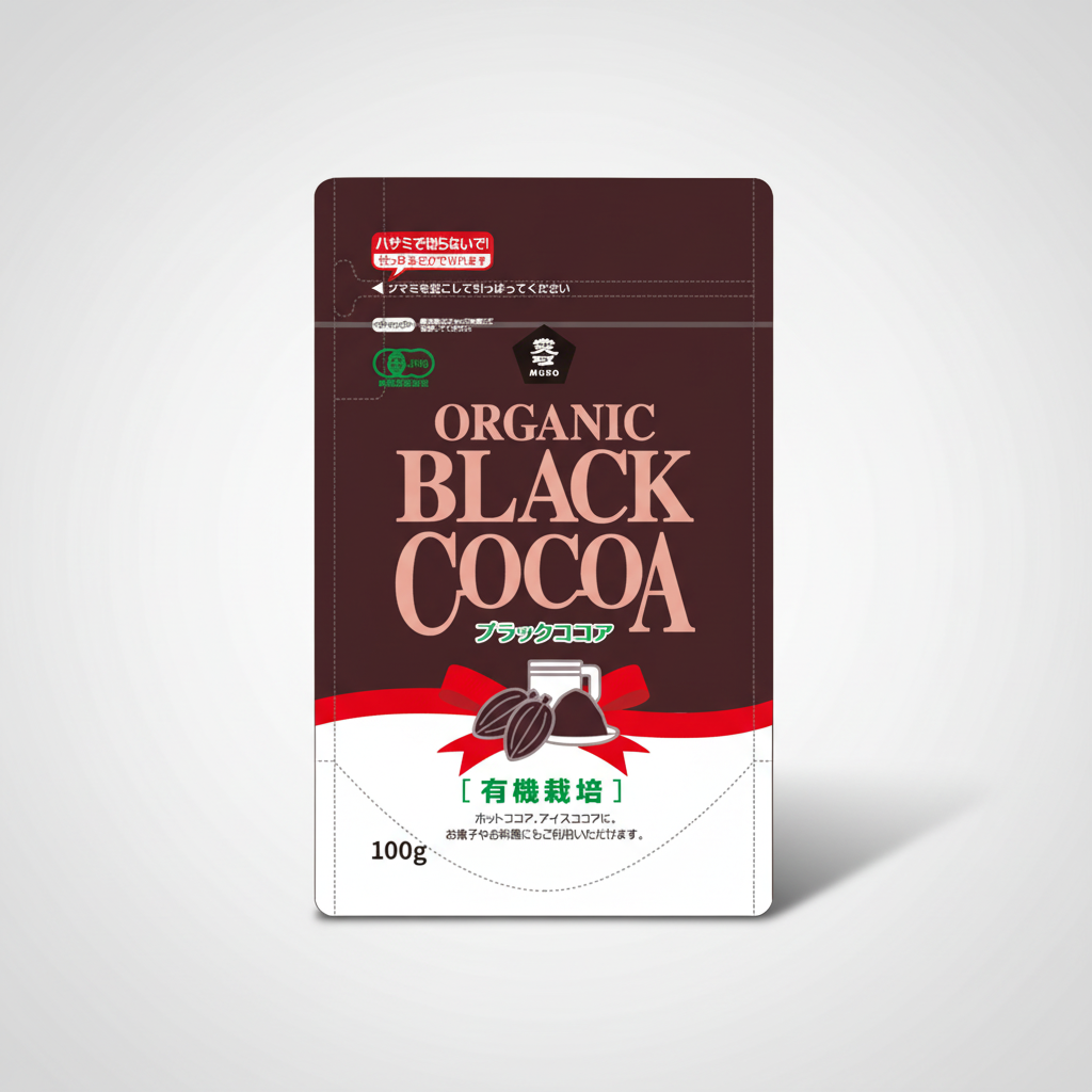 Japanese Muso Organic Black Cocoa | Japanbasket Box Edition