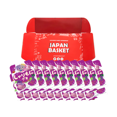 Japanese Bourbon Shrimo Gummy Grape Flavor | Japanbasket Box Edition