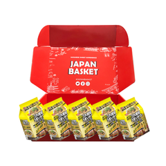 Japanese Nissin Foods Premium Black Mar Oil Pork Bones | 5 Pieces Japanbasket Box Edition