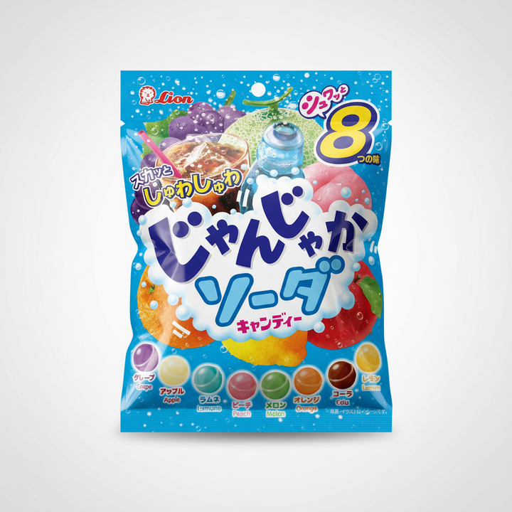 Bulk Lion Sweets, Janjaka, Soda Collection (Japanbasket Box)