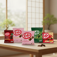 Nestle Japan Kit Kat Gift Box: Matcha, Strawberry, Cacao Variety Pack