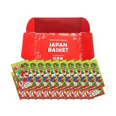 Traditional Japanese Nobel Confectionery Super Mario Gummy Coke & Melon Soda | Japanbasket Box Packaging