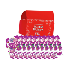 Japanese Bourbon Shrimo Gummy Grape Flavor | Japanbasket Box Edition