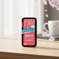 Japanese Asahi Mintia Breeze Shiny Pink, 30 Tablets | Japanbasket Box Edition