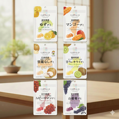 Nippon Ale Japan Gummy Fruit Candy Pack: Mango, Kiwi, Yuzu & More!