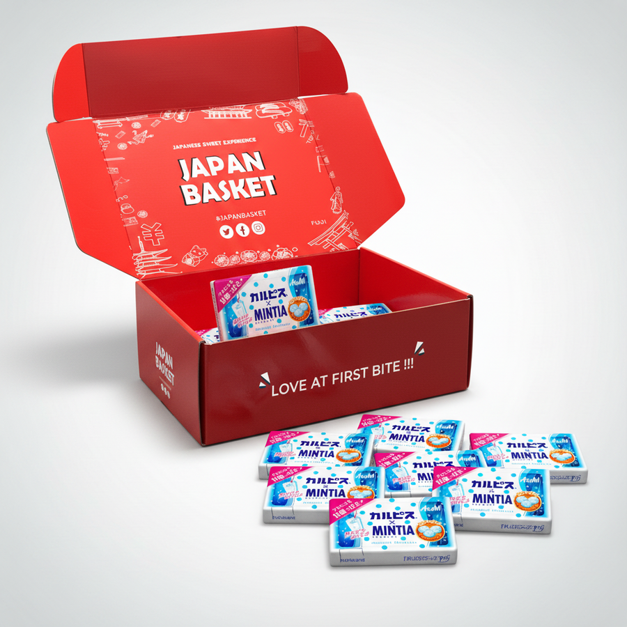 Japanese Asahi Calpis x Mintia Tablets | Japanbasket Box Edition