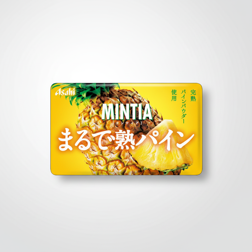 Traditional Japanese Asahi Mintia Mintia Pineapple Flavor | 20 Pieces