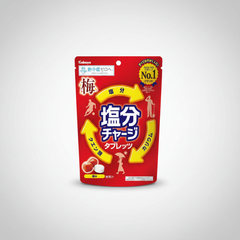 Traditional Japanese Kabaiya Foods Salt Charge Tablets Ume - 10 Pieces