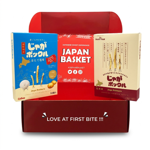 Japanese snack selection