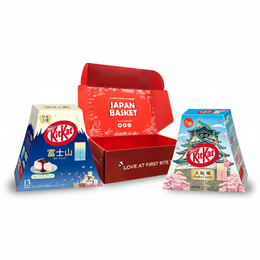 Japanese snack selection